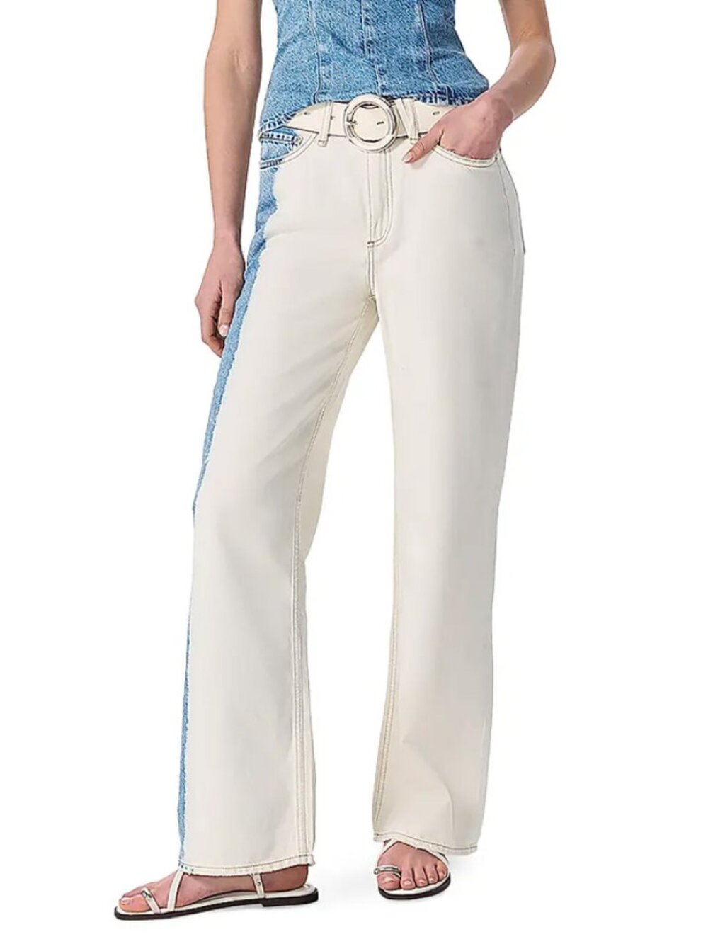 Rag & Bone Customized LoganFeatherweight Wide Leg Jeans Size 24